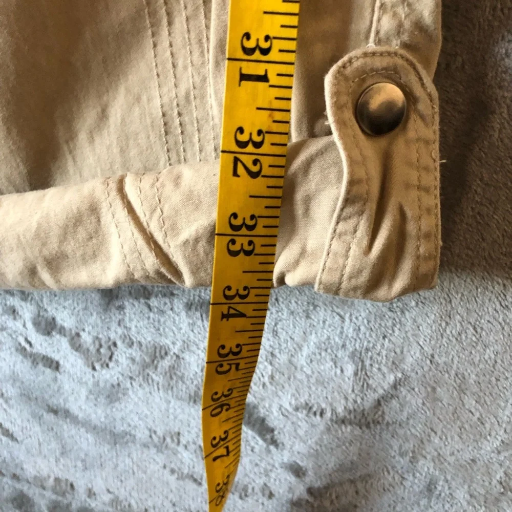 Avenue Beige Stretch Capri Pants Size 26 Plus Workwear